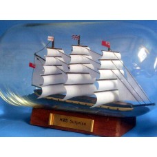 11" Master & Commander HMS Surprise Ship In A Bottle